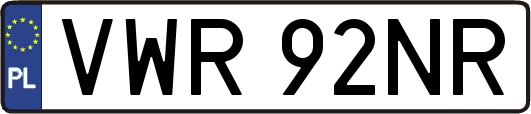VWR92NR