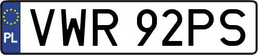 VWR92PS