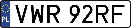 VWR92RF