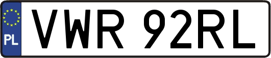 VWR92RL