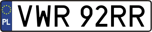 VWR92RR
