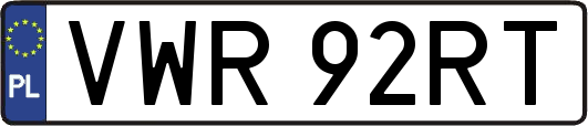 VWR92RT