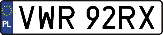 VWR92RX