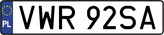 VWR92SA