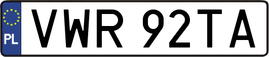 VWR92TA
