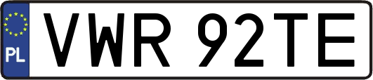 VWR92TE