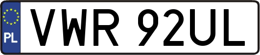 VWR92UL