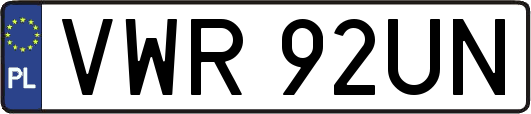VWR92UN