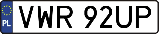 VWR92UP