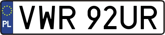 VWR92UR