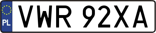 VWR92XA