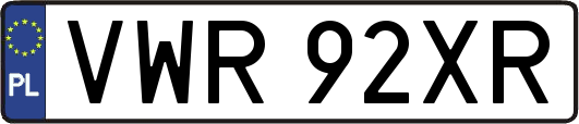 VWR92XR
