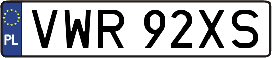 VWR92XS