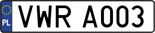 VWRA003