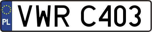VWRC403