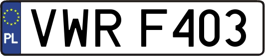 VWRF403