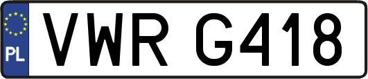 VWRG418