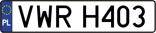 VWRH403