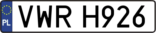 VWRH926