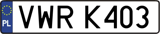 VWRK403