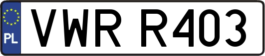 VWRR403