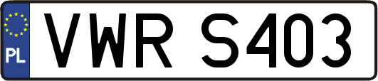 VWRS403