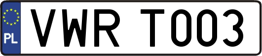 VWRT003