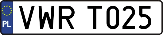 VWRT025