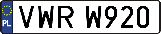 VWRW920