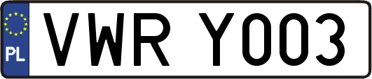 VWRY003