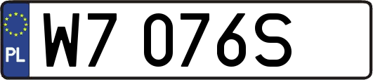 W7076S