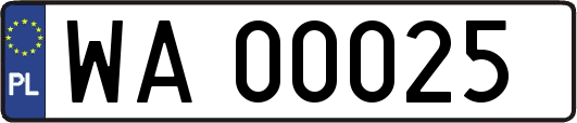 WA00025