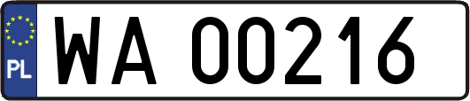 WA00216