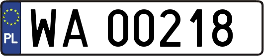 WA00218