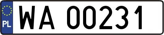 WA00231