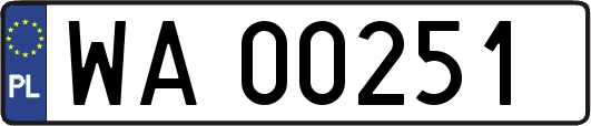 WA00251