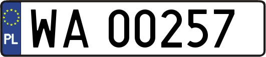 WA00257