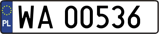WA00536