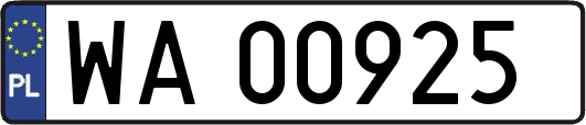 WA00925