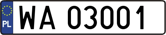 WA03001
