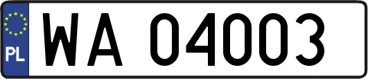 WA04003