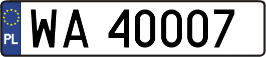 WA40007