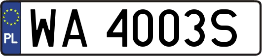WA4003S