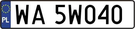 WA5W040