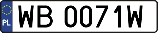 WB0071W