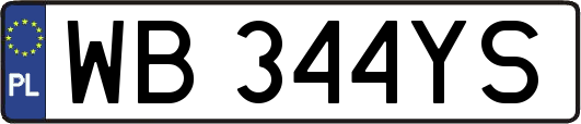 WB344YS