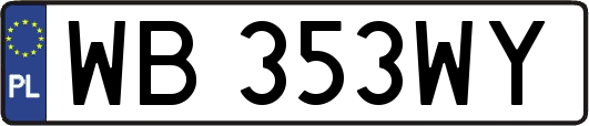 WB353WY