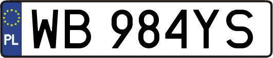 WB984YS