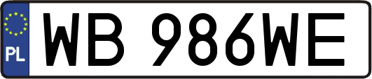 WB986WE