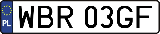 WBR03GF